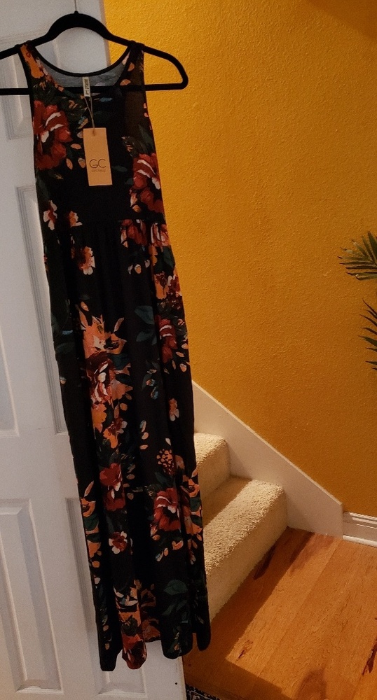 Floral maxi dress
